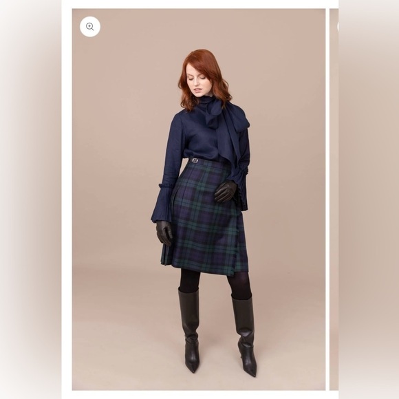 KILT. O’Neil of Dublin wool blue & green pleated skirt sz 12 St. Patrick’s Day - Picture 13 of 16